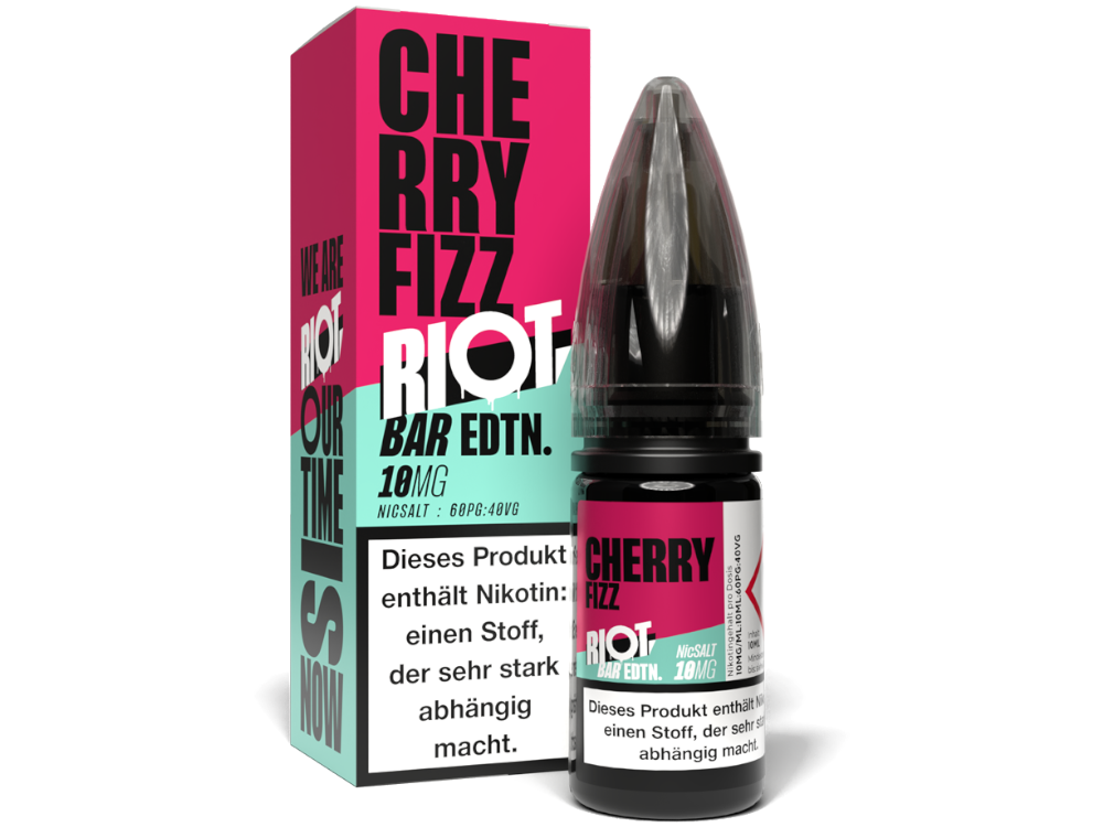 Riot Squad - BAR EDTN. - Cherry Fizz - Nikotinsalz Liquid 10 mg/ml