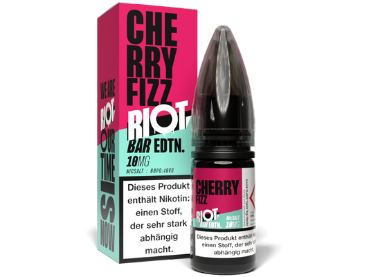 Riot Squad - BAR EDTN. - Cherry Fizz - Nikotinsalz Liquid 10 mg/ml