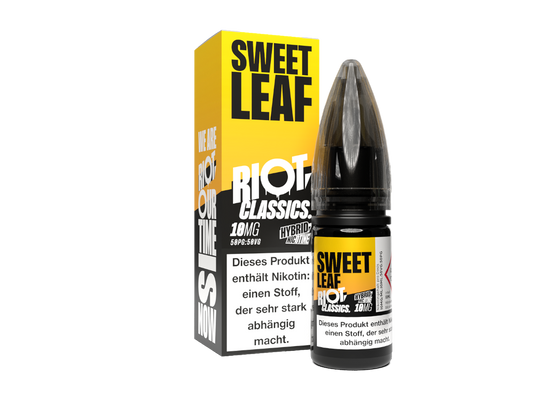 Riot Squad - Classics - Sweet Leaf - Hybrid Nikotinsalz Liquid 10 mg/ml