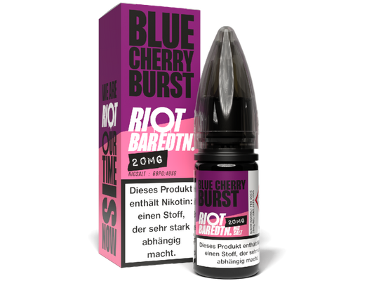 Riot Squad - BAR EDTN. - Blue Cherry Burst - Nikotinsalz Liquid 20 mg/ml