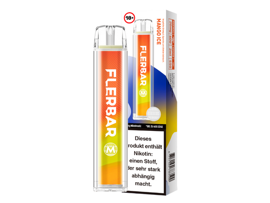 Flerbar - M Einweg E-Zigarette - Mango Ice 20 mg/ml