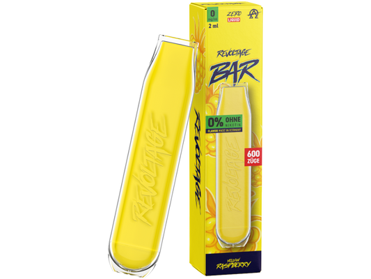 Revoltage - Bar Einweg E-Zigarette Yellow Raspberry 0 mg/ml