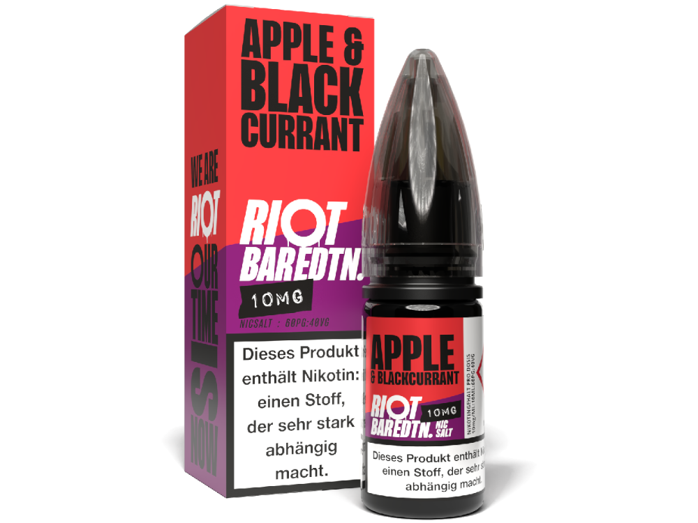 Riot Squad - BAR EDTN. - Apple Blackcurrant - Nikotinsalz Liquid 10 mg/ml