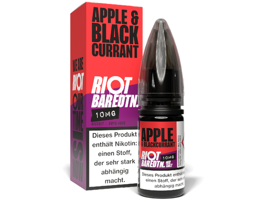 Riot Squad - BAR EDTN. - Apple Blackcurrant - Nikotinsalz Liquid 10 mg/ml