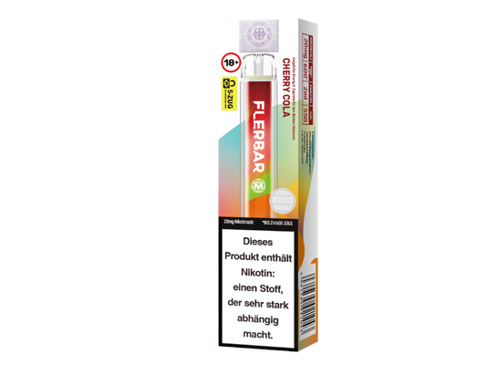 Flerbar - M Einweg E-Zigarette - Cherry Cola 20 mg/ml