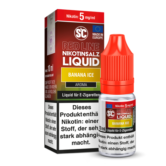 SC - Red Line - Banana Ice - Nikotinsalz Liquid 5 mg/ml