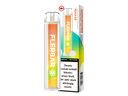 Flerbar - M Einweg E-Zigarette - Peach Ice 20 mg/ml