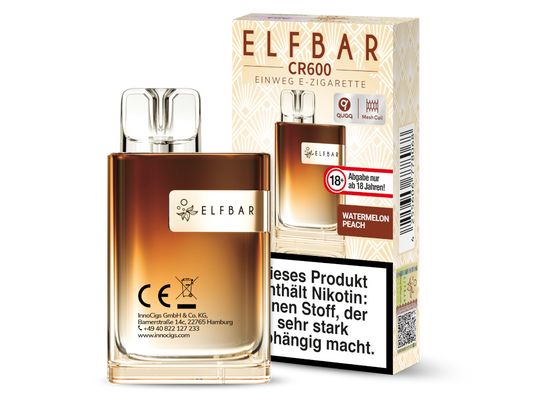 Elfbar CR600 Einweg E-Zigarette 20 mg/ml – Fruchtige und erfrischende Aromen