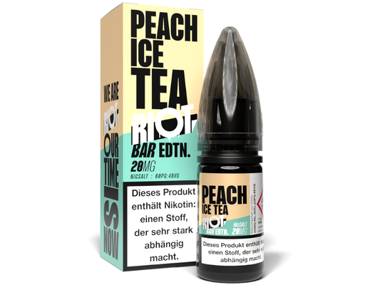 Riot Squad - BAR EDTN. - Peach Ice Tea - Nikotinsalz Liquid 20 mg/ml
