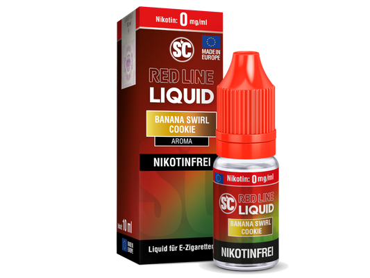 SC - Red Line - Banana Swirl Cookie - Nikotinsalz Liquid 0 mg/ml