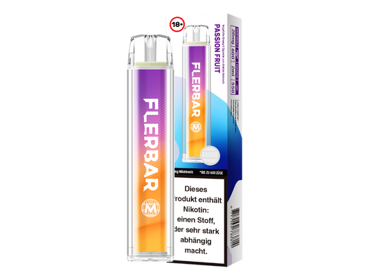 Flerbar - M Einweg E-Zigarette - Passion Fruit 20 mg/ml