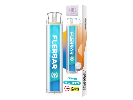 Flerbar - M Einweg E-Zigarette - Ice Mint 0 mg/ml