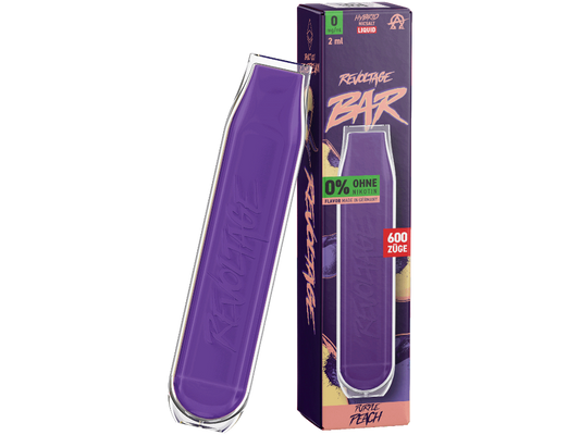 Revoltage - Bar Einweg E-Zigarette - Purple Peach 0 mg/ml