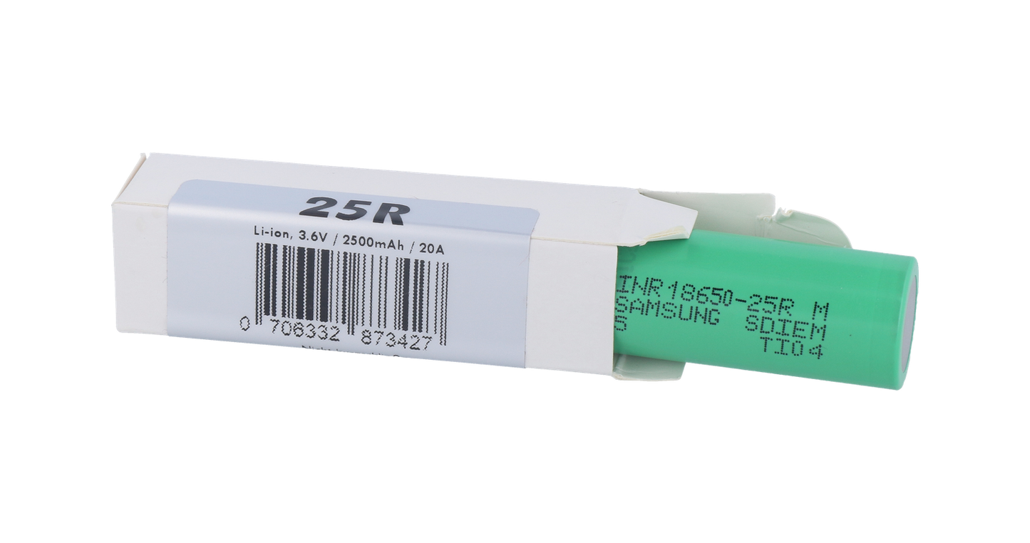 Samsung - INR18650-25R 2500 mAh
