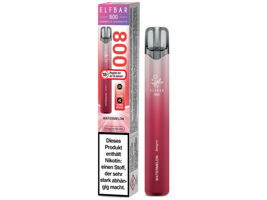 Elfbar 800 Einweg E-Zigarette mit 20 mg/ml Nikotin – Verschiedene Geschmacksrichtungen