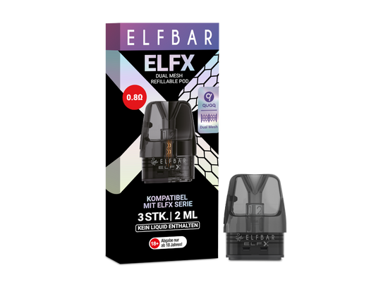 Elfbar - Elfx Pod Nachfüllpack (3 Stück) mit verschiedenen Widerständen zur Auswahl