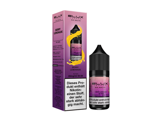 Elux Nikotinsalz Liquid mit fruchtigen und erfrischenden Aromen in verschiedenen Varianten