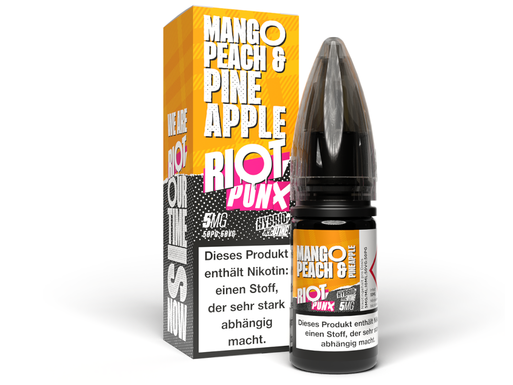 Riot Squad - PUNX - Mango, Peach & Pineapple - Hybrid Nikotinsalz Liquid 5 mg/ml