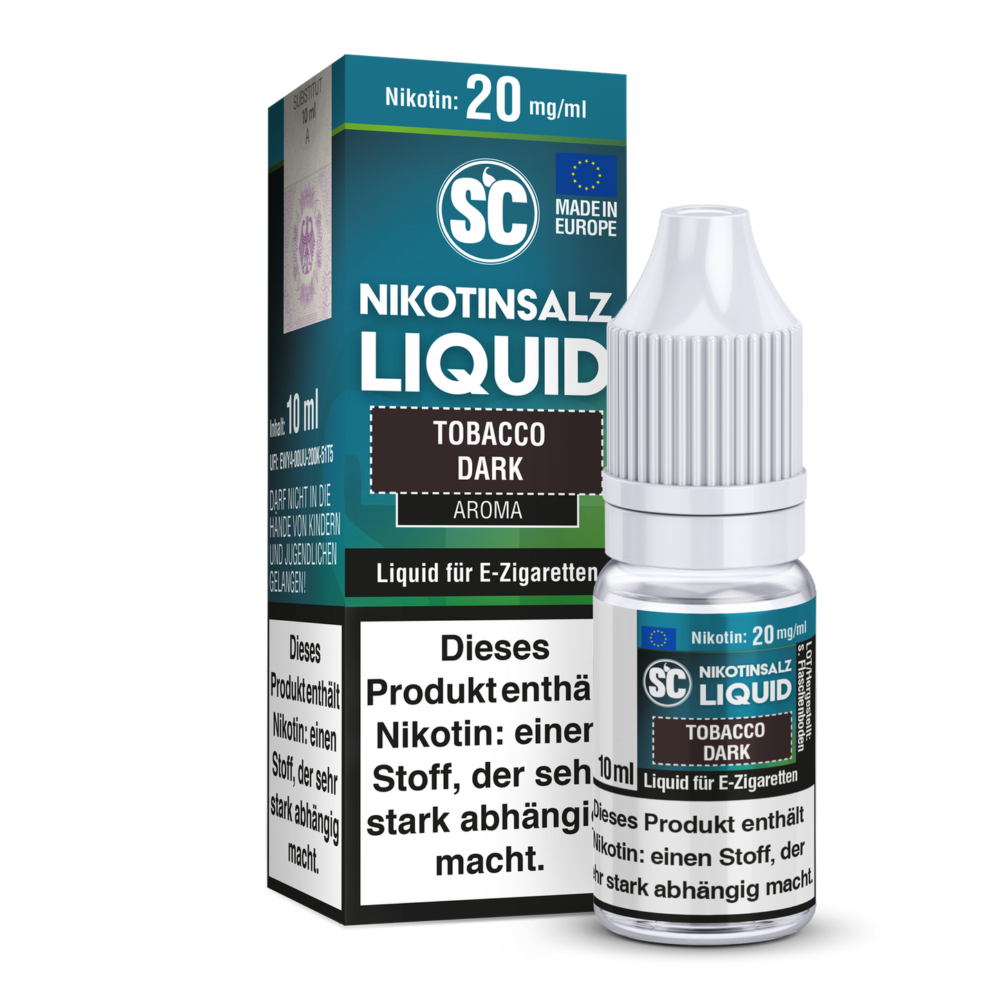 SC - Tobacco Dark - Nikotinsalz Liquid 20 mg/ml