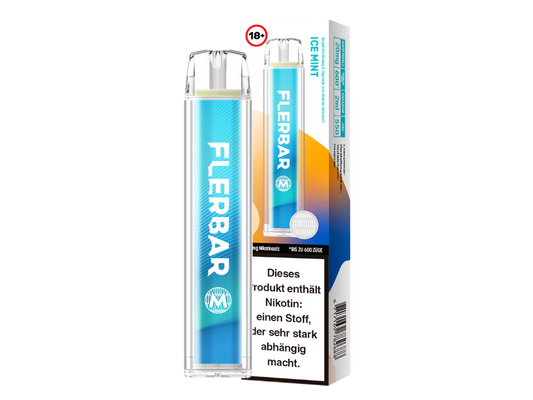 Flerbar - M Einweg E-Zigarette - Ice Mint 20 mg/ml