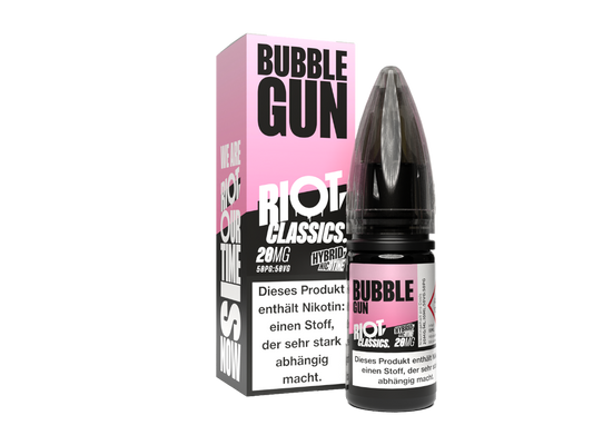 Riot Squad - Classics - Bubblegun - Hybrid Nikotinsalz Liquid 20 mg/ml