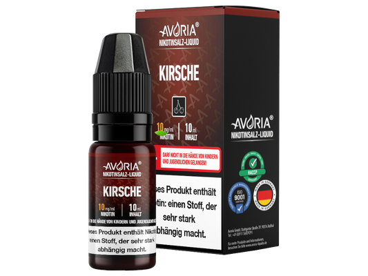Avoria - Kirsche - Nikotinsalz Liquid 20 mg/ml