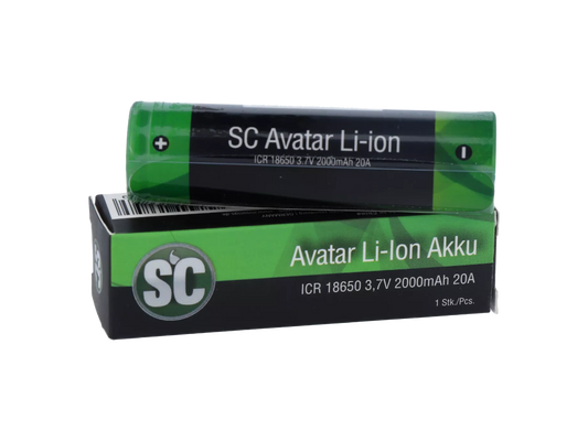SC - 18650er Akku 2000 mAh - 3,7 V