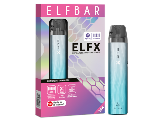 Elfbar - Elfx E-Zigaretten Set kompakt und stylisch für intensiven Dampfgenuss