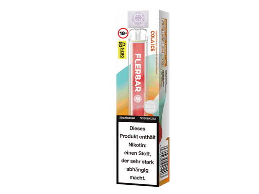 Flerbar - M Einweg E-Zigarette - Cola Ice 20 mg/ml