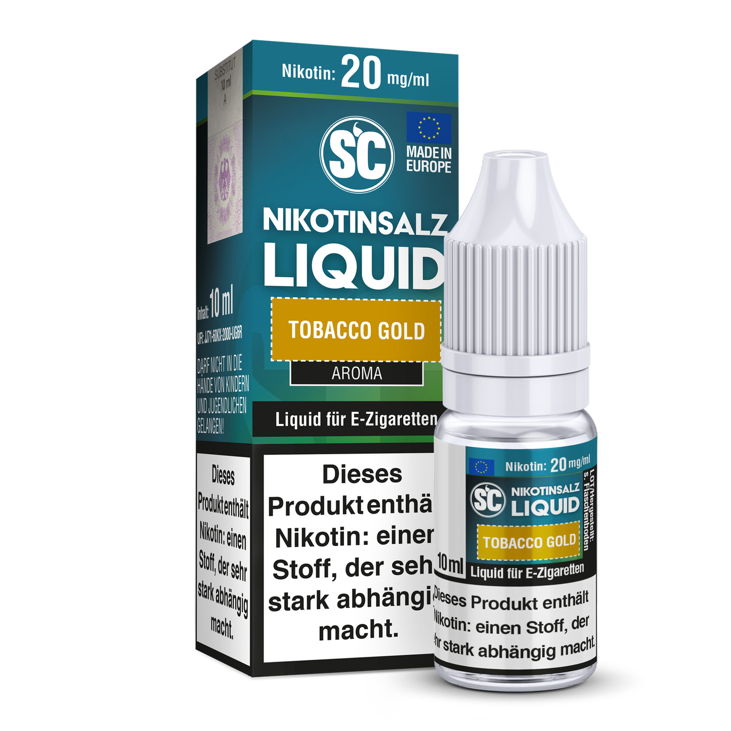 SC - Tobacco Gold - Nikotinsalz Liquid 20 mg/ml