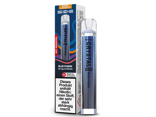 SKE - Crystal Bar Einweg E-Zigarette - Blue Fusion 20 mg/ml