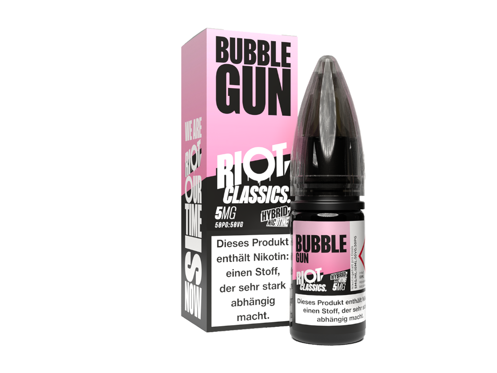 Riot Squad - Classics - Bubblegun - Hybrid Nikotinsalz Liquid 5 mg/ml