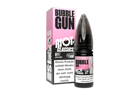 Riot Squad - Classics - Bubblegun - Hybrid Nikotinsalz Liquid 5 mg/ml